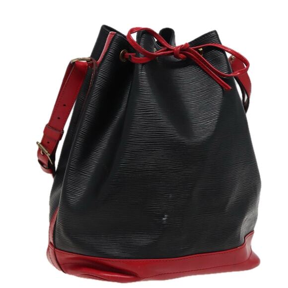 LOUIS VUITTON Epi Noe Shoulder Bag By Color Black Red M44017 - Picture 1 of 16